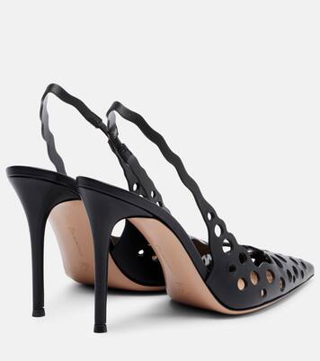 95 leather slingback pumps | Gianvito Rossi