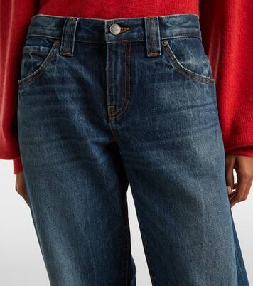 Karo mid-rise barrel-leg jeans | Khaite