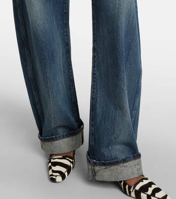 Karo mid-rise barrel-leg jeans | Khaite