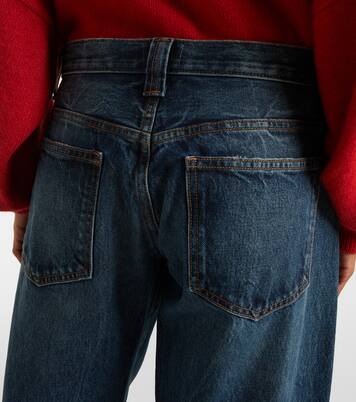 Karo mid-rise barrel-leg jeans | Khaite