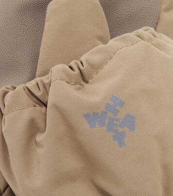 Monta fleece-lined mittens | Wheat