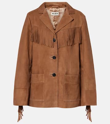 Chaqueta de ante con flecos | Rixo