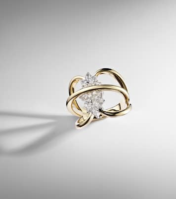 Ring Golden Strada aus 18kt Gelbgold mit Diamanten | Yeprem