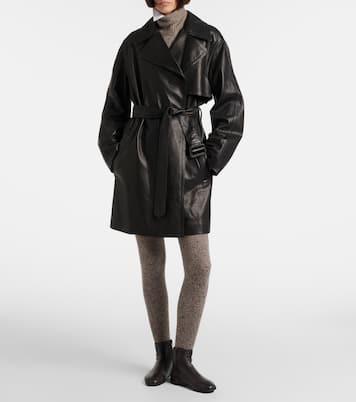 Siempra leather coat | The Row