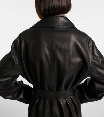 Siempra leather coat | The Row