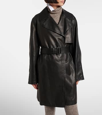 Siempra leather coat | The Row