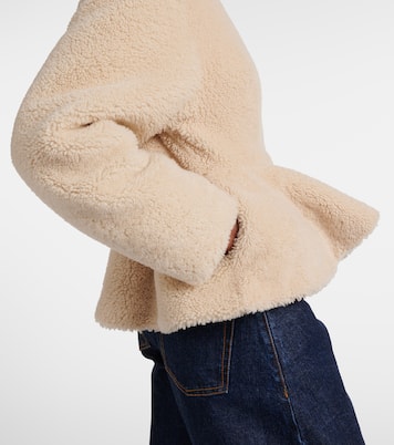 Veste Peplum en shearling | Alaïa