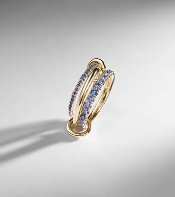 Norah 18kt gold ring with sapphires | Spinelli Kilcollin