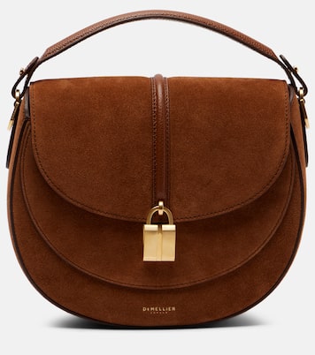 Siena leather-trimmed suede crossbody bag | DeMellier