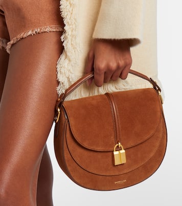 Siena leather-trimmed suede crossbody bag | DeMellier