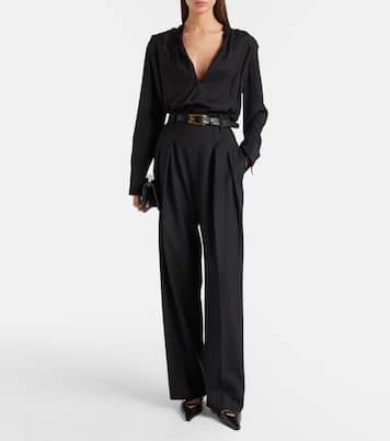 Silk crêpe de chine blouse | Victoria Beckham