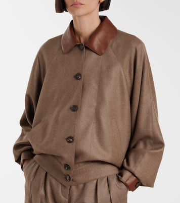 Kiefer cashmere and silk bomber jacket | Loro Piana