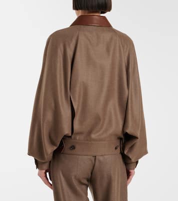 Kiefer cashmere and silk bomber jacket | Loro Piana