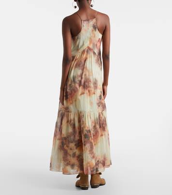 Bedrucktes Midikleid aus Baumwolle | Marant Etoile