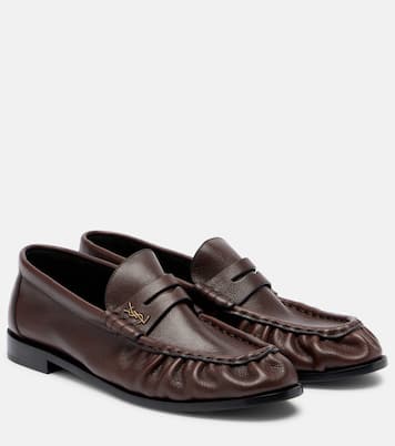 Le Loafer leather penny loafers | Saint Laurent