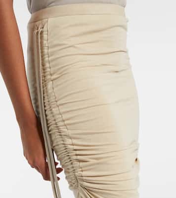 DRKSHDW Edfu棉质针织中长半身裙 | Rick Owens