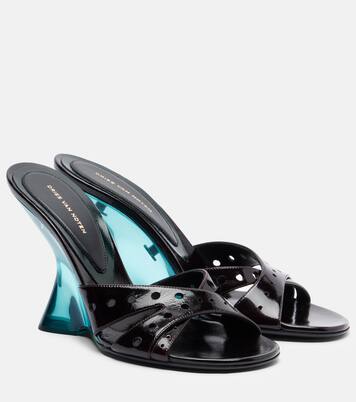 Patent leather wedge mules | Dries Van Noten