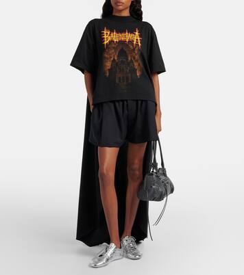 Printed cotton jersey T-shirt | Balenciaga