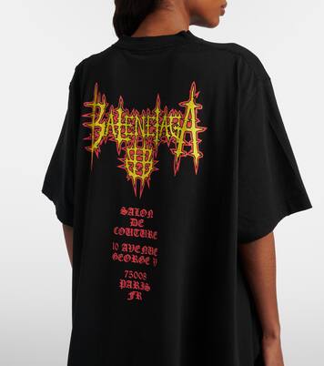 Printed cotton jersey T-shirt | Balenciaga
