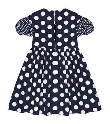 Kleid aus Baumwolle mit Polka-Dots | Il Gufo