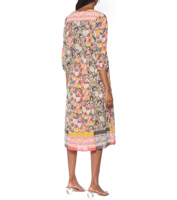 Robe longue Voletta en coton à fleurs | Velvet