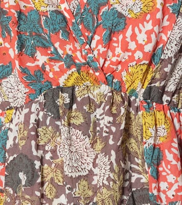 Robe longue Voletta en coton à fleurs | Velvet