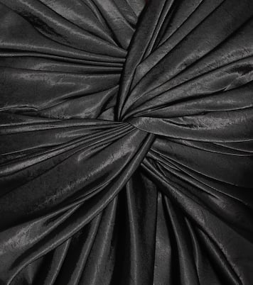 Gathered satin top | Jil Sander