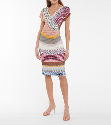 Zig-zag knit midi dress | Missoni