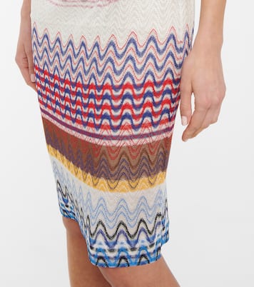 Zig-zag knit midi dress | Missoni