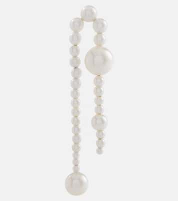 Splash Nuit 14kt yellow gold single earring with pearls | Sophie Bille Brahe