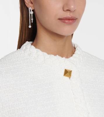 Splash Nuit 14kt yellow gold single earring with pearls | Sophie Bille Brahe