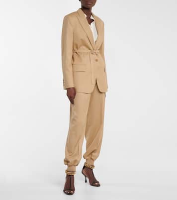 High-rise wool pants | Stella McCartney