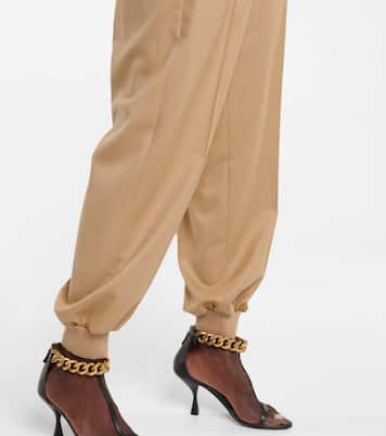 High-rise wool pants | Stella McCartney