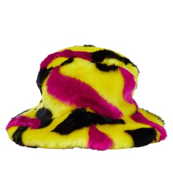 Hut La Greca aus Faux Fur | Versace Kids