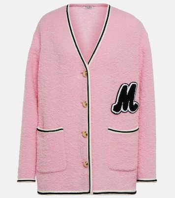 Wool-blend bouclé cardigan | Miu Miu