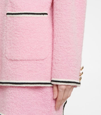 Wool-blend bouclé cardigan | Miu Miu