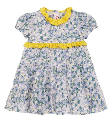 Bébé – Robe en coton à fleurs | Il Gufo