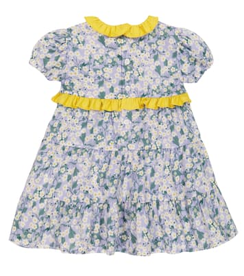 Bébé – Robe en coton à fleurs | Il Gufo
