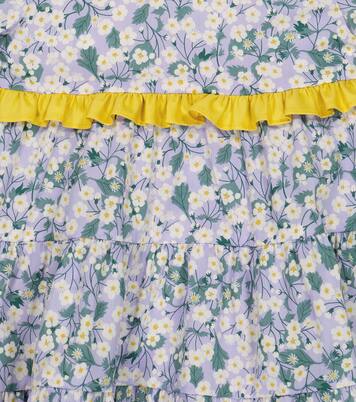 Bébé – Robe en coton à fleurs | Il Gufo