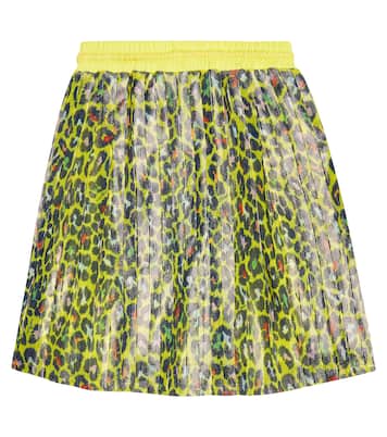 Falda de estampado de leopardo plisada | Marc Jacobs Kids