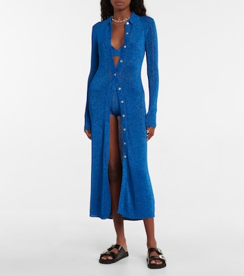 Midikleid aus Metallic-Strick | Dodo Bar Or