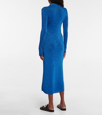 Midikleid aus Metallic-Strick | Dodo Bar Or