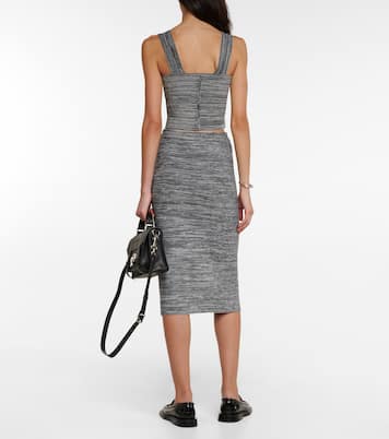 White Label falda midi de punto | Proenza Schouler
