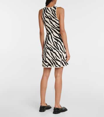 White Label zebra-print minidress | Proenza Schouler