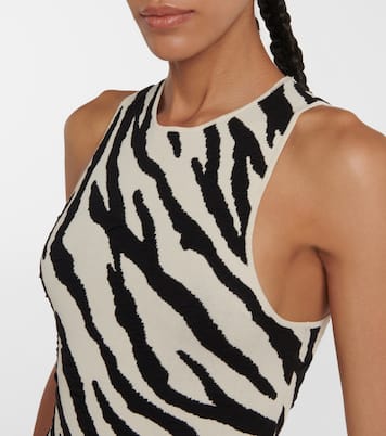 White Label zebra-print minidress | Proenza Schouler