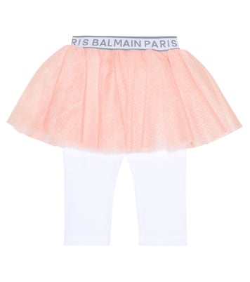Set aus Rock und Leggings | Balmain Kids