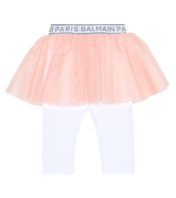 Set aus Rock und Leggings | Balmain Kids