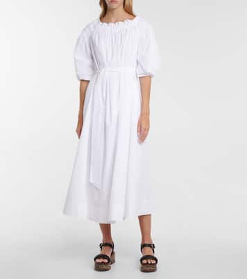 Galetta off-shoulder cotton midi dress | Gabriela Hearst