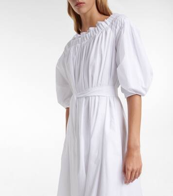 Galetta off-shoulder cotton midi dress | Gabriela Hearst