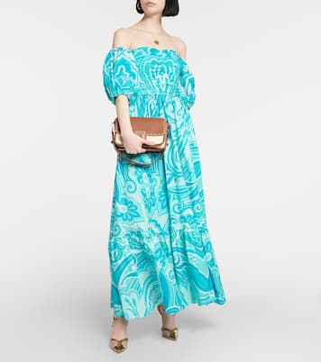 Paisley cotton-blend midi dress | Etro